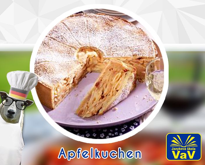 Tradičný Bavorský jablkový koláč - Apfelkuchen