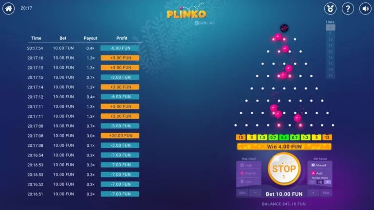 Plinko Hra – ako funguje a kde ju hrať online